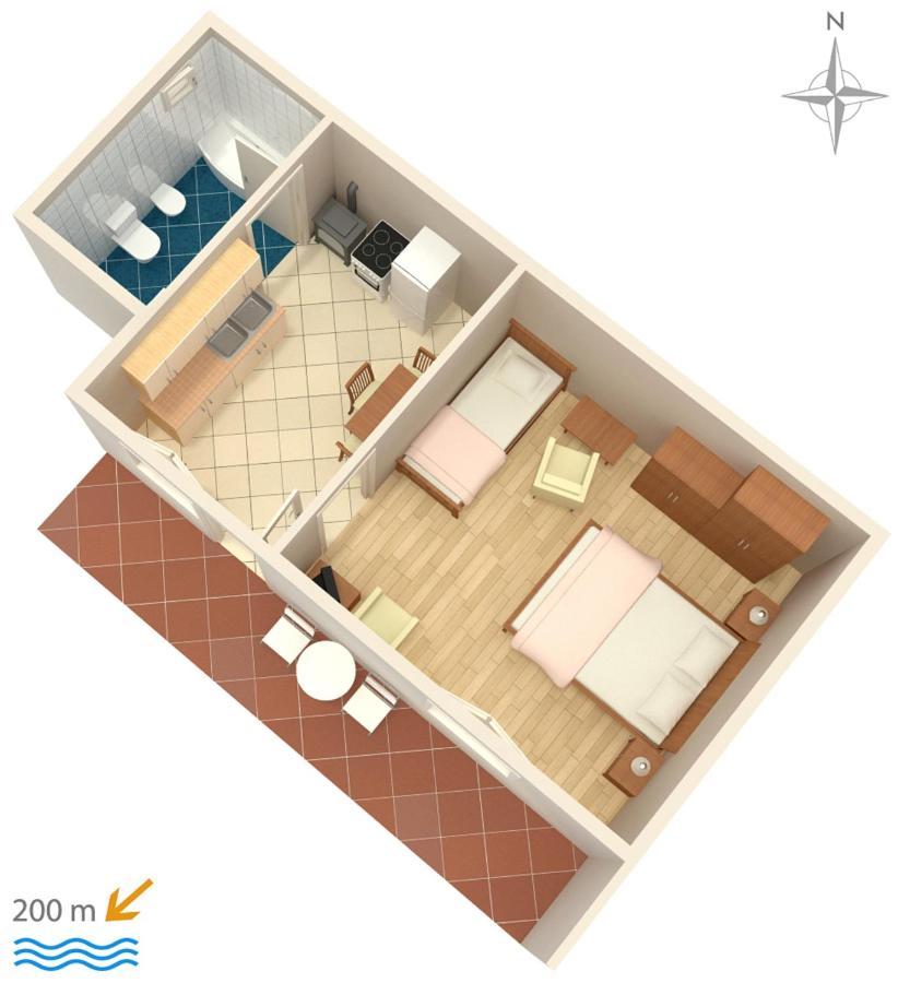 Apartments with a parking space Novi Vinodolski - 2423 Zewnętrze zdjęcie